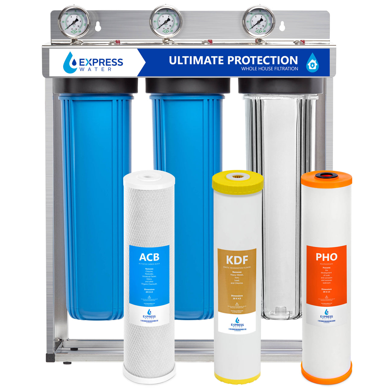 Express Water 3-Stage Whole House Filter