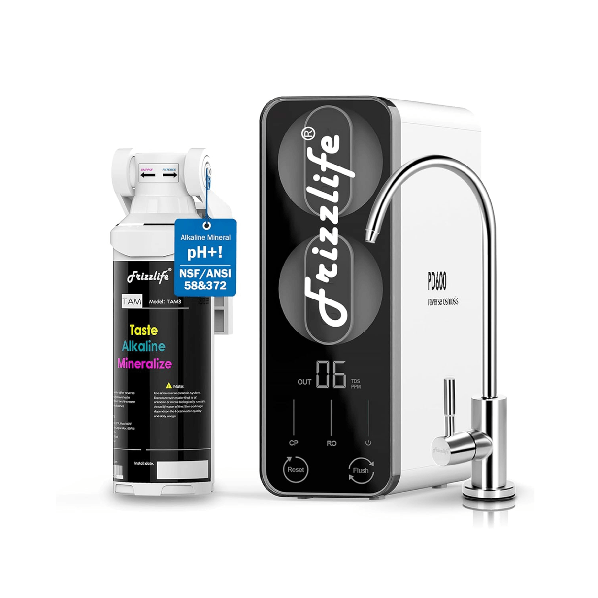 Frizzlife PD-600-TAM3 Under-Sink RO